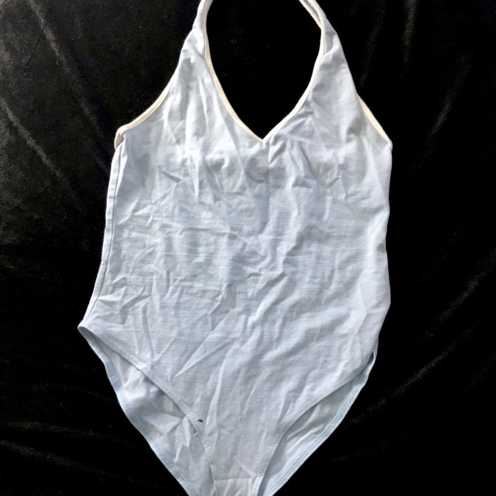Baby blue bodysuit